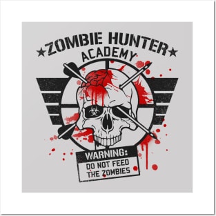 Zombie hunter academy Posters and Art